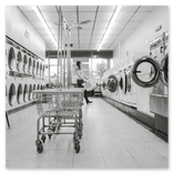 Droppskyddsbricka under tvättmaskin