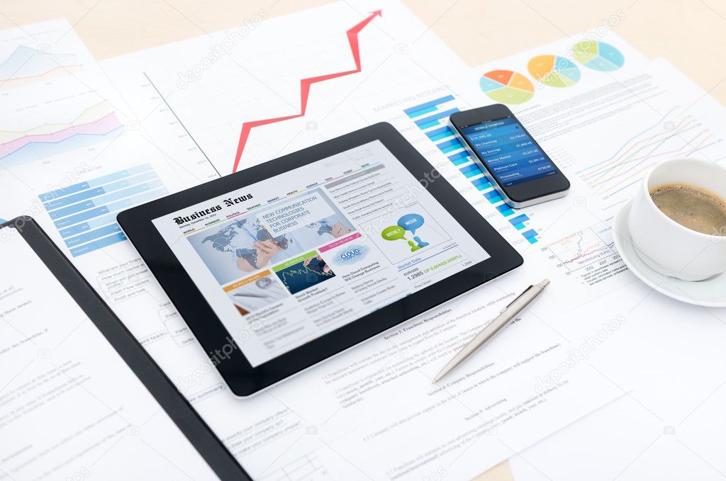 Analysgraf som visar webbstatistik